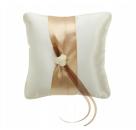 Ringkissen "Gold" in ivory